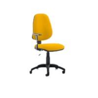 Dynamic Independent Seat & Back Task Operator Chair Height Adjustable Arms Eclipse Plus III Senna Yellow Seat High Back