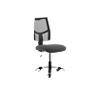 Dynamic Permanent Contact Backrest Task Operator Chair Without Arms Eclipse II Charcoal Seat High Back