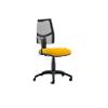 Dynamic Permanent Contact Backrest Task Operator Chair Height Adjustable Arms Eclipse Plus II Senna Yellow Seat Medium Back