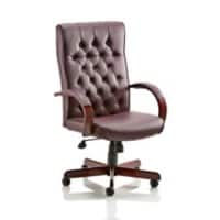 dynamic Chesterfield Executive Chair Basic Tilt Bonded leather Fixed Armrest Burgundy 110 kg Chesterfield 640 x 650 x 1,100 mm