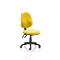 Dynamic Tilt & Lock Task Operator Chair Without Arms Eclipse Plus II Black Back, Maringa Teal Seat High Back
