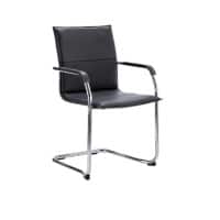 dynamic Echo Visitor Chair Permanent Contact Fixed Armrest Black, Chrome 110 kg Echo Cantilever 560 x 650 x 890 mm