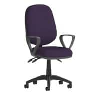 Dynamic Independent Seat & Back Task Operator Chair Loop Arms Eclipse Plus III Tansy Purple Seat High Back