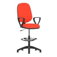 dynamic Eclipse I Operator Chair Permanent Contact Fixed Armrest Red 120 kg Eclipse I 600 x 600 x 1,010 mm