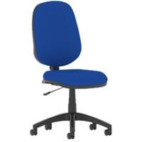 Dynamic Permanent Contact Backrest Task Operator Chair Without Arms Eclipse I Stevia Blue Seat High Back