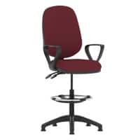 Dynamic Permanent Contact Backrest Task Operator Chair Loop Arms Eclipse II Ginseng Chilli Seat High Back