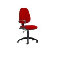 Dynamic Permanent Contact Backrest High Back Task Operator Chair Loop Arms Eclipse I Bergamot Cherry Seat