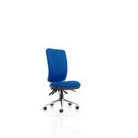 Dynamic Independent Seat & Back Task Operator Chair Without Arms Chiro Blue Seat High Back