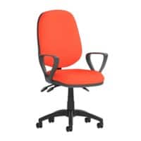 dynamic Eclipse III Operator Chair Permanent Contact Fabric Fixed Armrest Red 120 kg Eclipse Plus III 600 x 600 x 970 mm