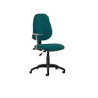 Dynamic Permanent Contact Backrest Task Operator Chair Height Adjustable Arms Eclipse I Maringa Teal Seat High Back