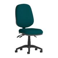 Dynamic Independent Seat & Back Task Operator Chair Without Arms Eclipse Plus III Maringa Teal Seat High Back