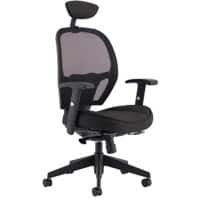 dynamic Denver Office Chair Synchro Tilt Mesh Height-Adjustable Armrest Black 120 kg KC0283 660 x 660 x 1,200 mm