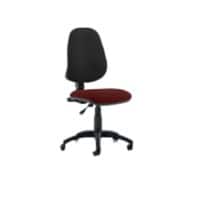 Dynamic Permanent Contact Backrest Task Operator Chair Without Arms Eclipse I Black Back, Ginseng Chilli Seat High Back
