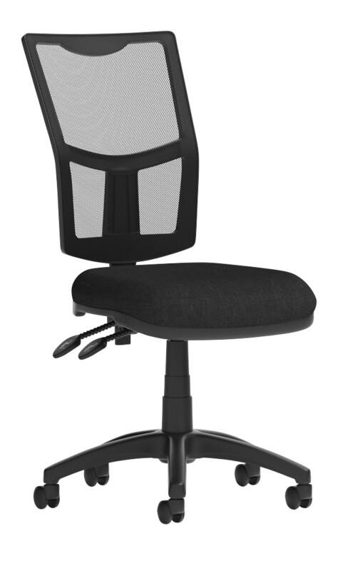 dynamic Eclipse II Operator Chair Basic Tilt Mesh Height-Adjustable Armrest Black 120 kg Eclipse Plus II 610 x 610 x 990 mm
