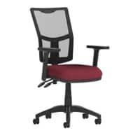 dynamic Eclipse II Operator Chair Permanent Contact Mesh Fabric Height-Adjustable Armrest Black, Red 120 kg Eclipse II 600 x 600 x 970 mm