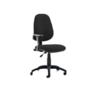 Dynamic Permanent Contact Backrest Task Operator Chair Height Adjustable Arms Eclipse Plus I Black Seat High Back
