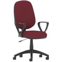 dynamic Eclipse I Operator Chair Permanent Contact Fabric Fixed Armrest Red 120 kg Eclipse I 600 x 600 x 1,010 mm