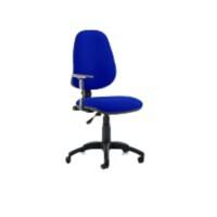 Dynamic Permanent Contact Backrest Task Operator Chair Height Adjustable Arms Eclipse I Stevia Blue Seat High Back