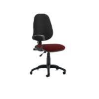 Dynamic Permanent Contact Backrest Task Operator Chair Loop Arms Eclipse I Black Back, Ginseng Chilli Seat High Back