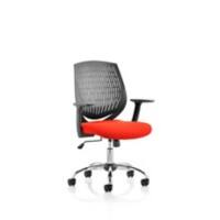 dynamic Dura Operator Chair Basic Tilt Fabric Fixed Armrest Black, Red 110 kg Dura 640 x 600 x 920 mm