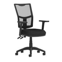 Dynamic Basic Tilt Task Operator Chair Height Adjustable Arms Eclipse II Black Seat High Back