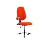 Dynamic Permanent Contact Backrest Task Operator Chair Height Adjustable Arms Eclipse I Tabasco Red Seat High Back