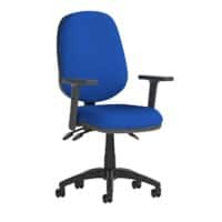 Dynamic Independent Seat & Back Task Operator Chair Height Adjustable Arms Eclipse Plus III Stevia Blue Seat High Back