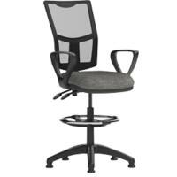 dynamic Eclipse II Operator Chair Permanent Contact Fixed Armrest Black, Charcoal 120 kg Eclipse II 600 x 600 x 1,070 mm