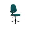 Dynamic Permanent Contact Backrest Task Operator Chair Loop Arms Eclipse I Maringa Teal Seat Without Headrest High Back