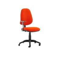 Dynamic Tilt & Lock Task Operator Chair Height Adjustable Arms Eclipse Plus II Tabasco Red Seat Without Headrest High Back