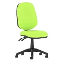 Dynamic Permanent Contact Backrest Task Operator Chair Without Arms Eclipse Plus II Myrrh Green Seat Without Headrest High Back