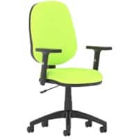 dynamic Eclipse I Operator Chair Permanent Contact Fabric Height-Adjustable Armrest Green 120 kg Eclipse I 600 x 600 x 1,010 mm