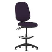 Dynamic Permanent Contact Backrest Task Operator Chair Without Arms Eclipse II Tansy purple Seat Without Headrest High Back