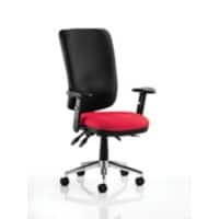 Dynamic Independent Seat & Back Task Operator Chair Height Adjustable Arms Chiro Black Back, Bergamot Cherry Seat Without Headrest High Back