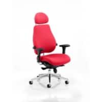 dynamic Stevia Posture Chair Synchro Tilt Fabric Optional Armrest Bergamot Cherry 150 kg Chiro Plus Ultimate 710 x 690 x 1,220 mm