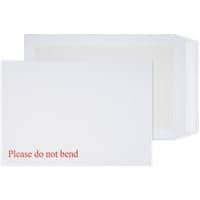 Blake C4 Board Back Pocket Envelope Plain Peel & Seal 324 x 229mm 120gsm White Pack of 125