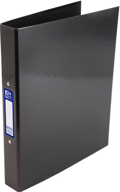 OXFORD 25 mm Ring Binder Board A4+ 2 Rings Black Classy