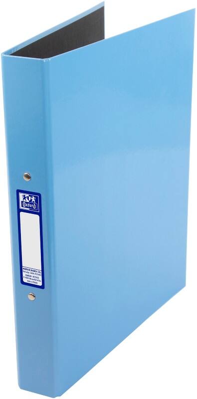 OXFORD 25 mm Ring Binder Board A4+ 2 Rings Metallic Blue Classy