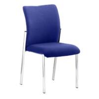 Dynamic Visitor Chair Academy Seat Stevia Blue Without Arms Fabric