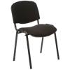 Dynamic Stacking Chair ISO Seat Black Pack Of 4 Without Arms Fabric