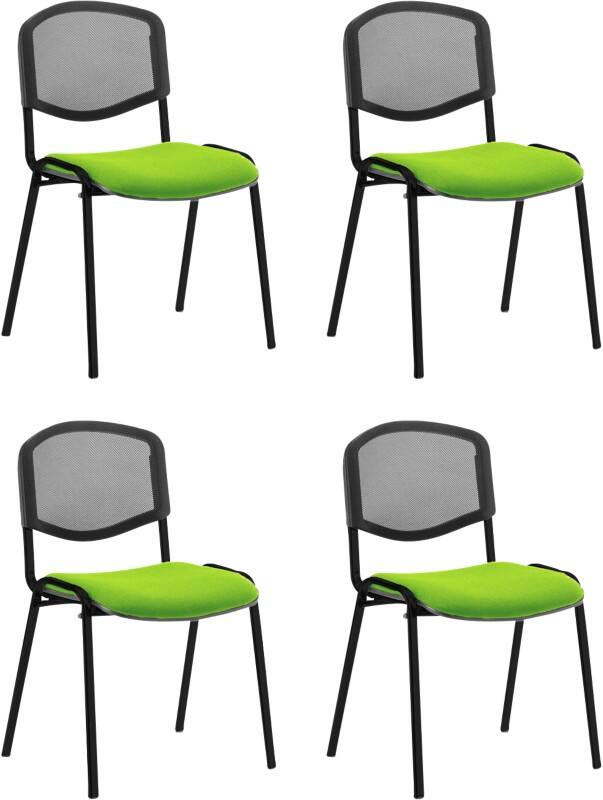 dynamic ISO Stacking Chair Green 110 kg 535 x 410 x 820 mm Pack of 4