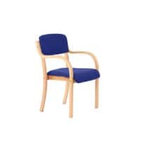 dynamic Madrid Visitor Chair Fixed Armrest Blue 115 kg Madrid 530 x 560 x 855 mm
