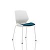 Dynamic Visitor Chair Without Arms Fabric Florence Seat Maringa Teal