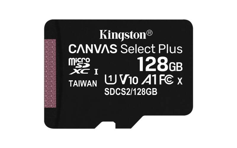 Kingston Canvas Select Plus MicroSDXC Card 128 GB Class 10