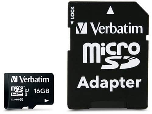 Verbatim Premium MicroSDHC Card 16 GB Class 10