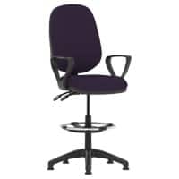 dynamic Eclipse II Operator Chair Permanent Contact Fixed Armrest Purple 120 kg Eclipse II 600 x 600 x 1,090 mm