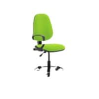 Dynamic Permanent Contact Backrest Task Operator Chair Loop Arms Eclipse I Myrrh Green Seat Without Headrest High Back and Hi Rise Draughtsman Kit