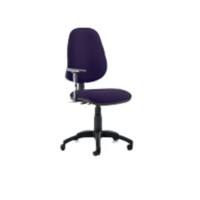 Dynamic Permanent Contact Backrest Task Operator Chair Height Adjustable Arms Eclipse I Tansy Purple Seat Without Headrest High Back