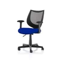 dynamic Camden Operator Chair Basic Tilt Mesh Fixed Armrest Black, Blue 120 kg Camden 610 x 610 x 860 mm