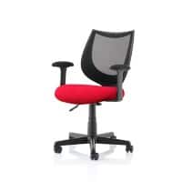 dynamic Camden Operator Chair Basic Tilt Mesh Fixed Armrest Height-adjustable Seat Bergamot Cherry, Black 120 kg Camden 610 x 610 x 860 mm